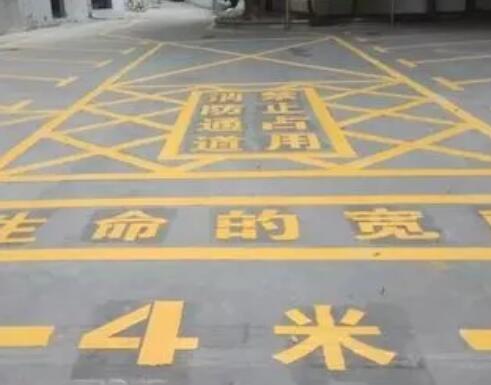 河津仓库划线